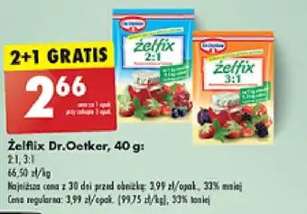 Biedronka Żelflix Dr.Oetker 40 g oferta