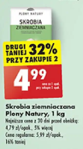 Biedronka Skrobia ziemniaczana Plony Natury, 1 kg oferta