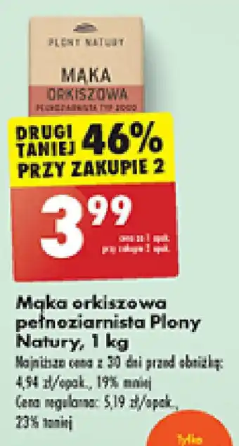 Biedronka Mąka orkiszowa pełnoziarnista Plony Natury, 1 kg oferta