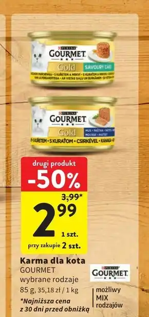 Intermarche Karma dla kota Gourmet oferta