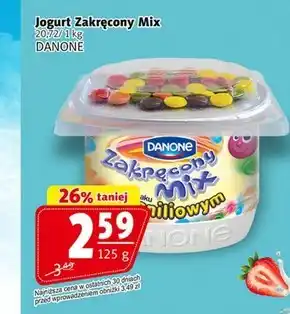 Prim Market Danone Zakręcony Mix Jogurt o smaku waniliowym 125 g oferta