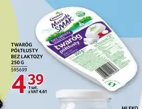 Selgros Mlekpol Mazurski Smak Twaróg półtłusty 250 g oferta