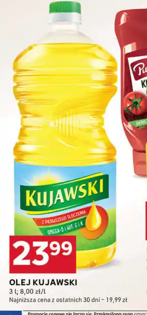 Stokrotka Optima Kujawski Olej rzepakowy z pierwszego tłoczenia 3 l oferta