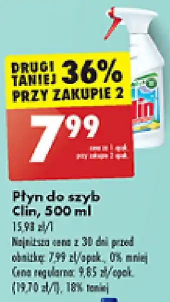 Biedronka Płyn do szyb Clin, 500 ml oferta