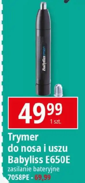 E.Leclerc Trymer do nosa i uszu Babyliss E650E oferta