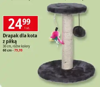 E.Leclerc Drapak dla kota z piłką 30 cm oferta