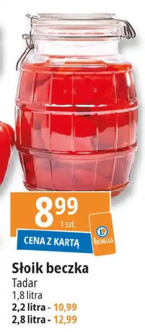 E.Leclerc Słoik beczka Tadar 1,8 l oferta
