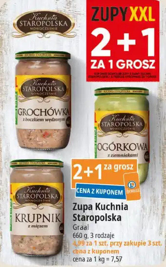 E.Leclerc Zupa Kuchnia Staropolska Graal 660 g oferta