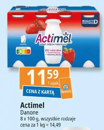 E.Leclerc Actimel Danone 8 x 100 g oferta