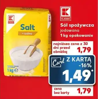 Kaufland Sól spożywcza 1 kg oferta