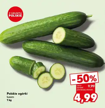 Kaufland Polskie ogórki 1 kg oferta