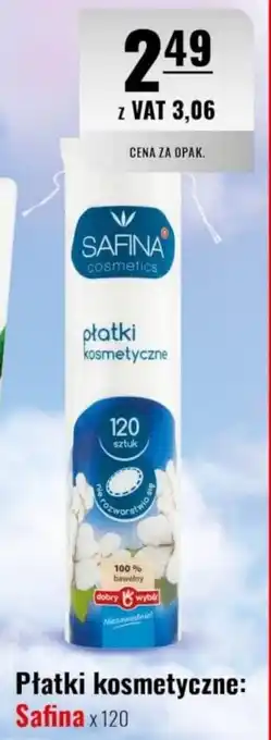 Eurocash Płatki kosmetyczne Safina 120szt. oferta