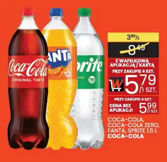 Wafelek COCA-COLA COCA-COLA ZERO FANTA, SPRITE COCA-COLA1,5 L oferta