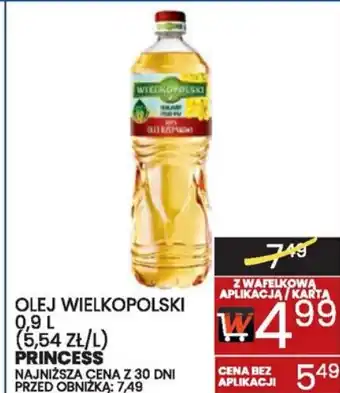 Wafelek OLEJ WIELKOPOLSKI PRINCESS 0,9 L oferta