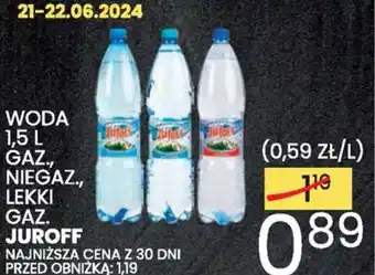 Wafelek WODA JUROFF 1,5 L oferta