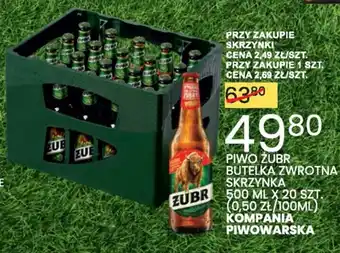 Wafelek PIWO ŻUBR 20x500ml oferta