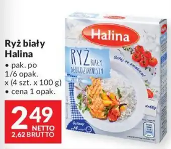 Makro Ryż biały Halina 4x100g oferta
