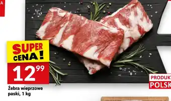 Twój Market Żebra wieprzowe paski 1 kg oferta