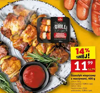 Twój Market Szaszłyk wieprzowy z warzywami 400 g oferta