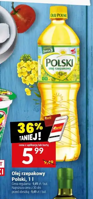 Twój Market Olej rzepakowy Polski 1l oferta