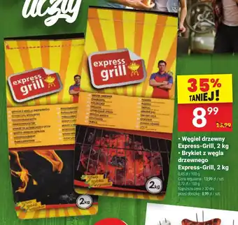 Twój Market Węgiel drzewny Express-Grill 2 kg Brykiet z węgla drzewnego Express-Grill 2 kg oferta