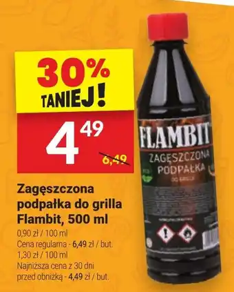 Twój Market Zagęszczona podpałka do grilla Flambit 500 ml oferta