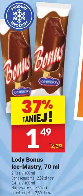 Lody Bonus Ice-Mastry 70 ml