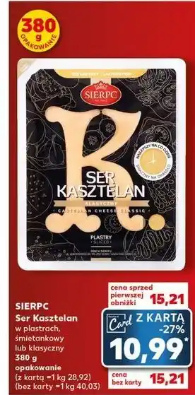 Kaufland Ser kasztelan klasyczny Sierpc oferta