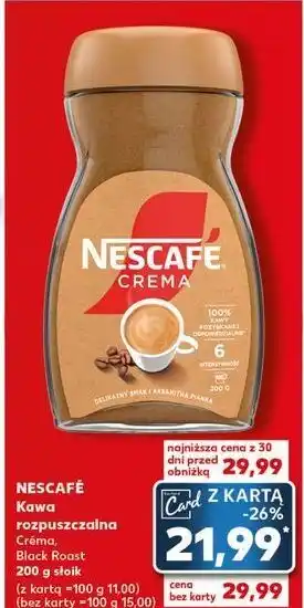 Kaufland Kawa Nescafe Crema oferta