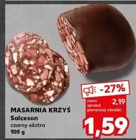 Kaufland Salceson czarny extra Masarnia Krzyś oferta