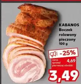 Kaufland Boczek rolowany pieczony Kabanos oferta