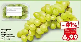 Kaufland Winogrona jasne oferta