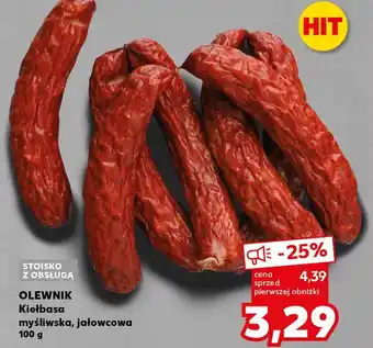 Kaufland Kiełbasa myśliwska Olewnik oferta