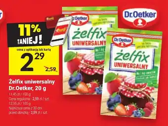 Twój Market Żelfix uniwersalny Dr. Oetker, 20 g oferta