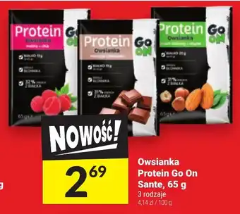 Twój Market Owsianka Protein Go On Sante, 65 g oferta
