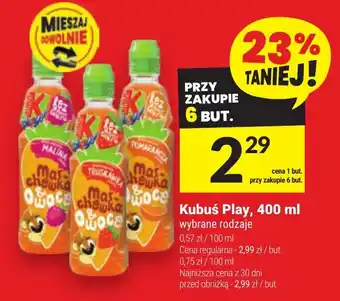 Twój Market Kubuś Play, 400 ml oferta