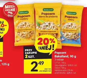Twój Market Popcorn Bakalland, 90 g oferta
