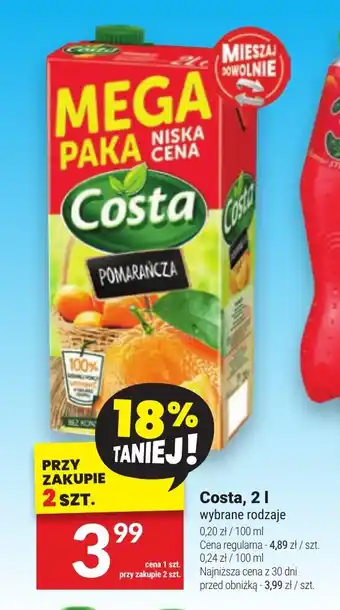 Twój Market Costa, 2 l oferta
