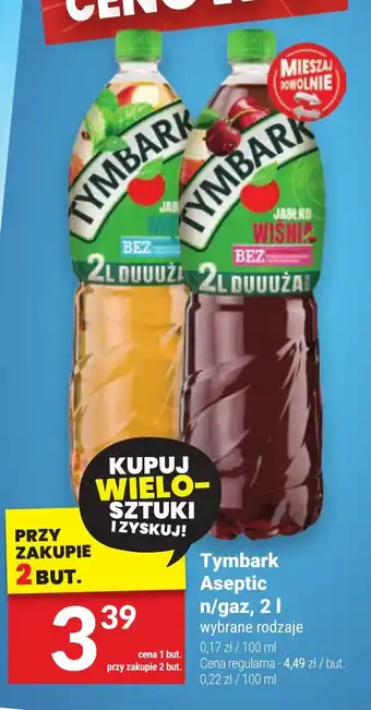Twój Market Tymbark Aseptic n/gaz, 2 l oferta