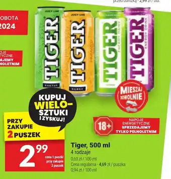 Twój Market Tiger, 500 ml oferta