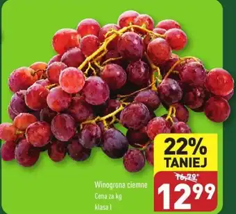 ALDI Winogrona ciemne 1 kg oferta