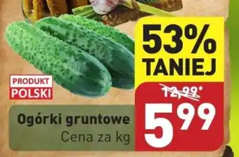 ALDI Ogórki gruntowe 1 kg oferta