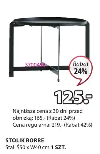 JYSK STOLIK BORRE 50x40cm oferta