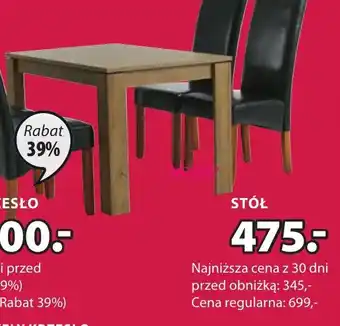 JYSK VEDDE STÓŁ oferta