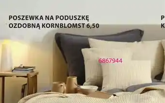 JYSK POSZEWKA NA PODUSZKĘ OZDOBNĄ KORNBLOMST oferta