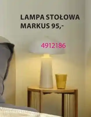 JYSK LAMPA STOŁOWA MARKUS oferta