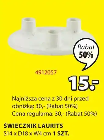 JYSK ŚWIECZNIK LAURITS oferta