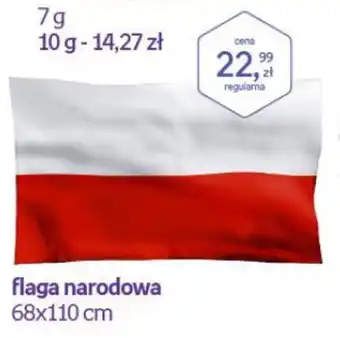 Flaga narodowa 68 x 110 cm