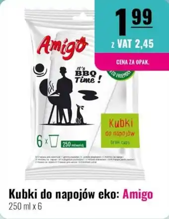 Eurocash Kubki do napojów eko Amigo 6x250ml oferta
