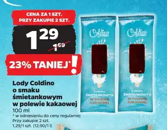 Netto Lód śmietankowy w polewie kakaowej Coldino oferta
